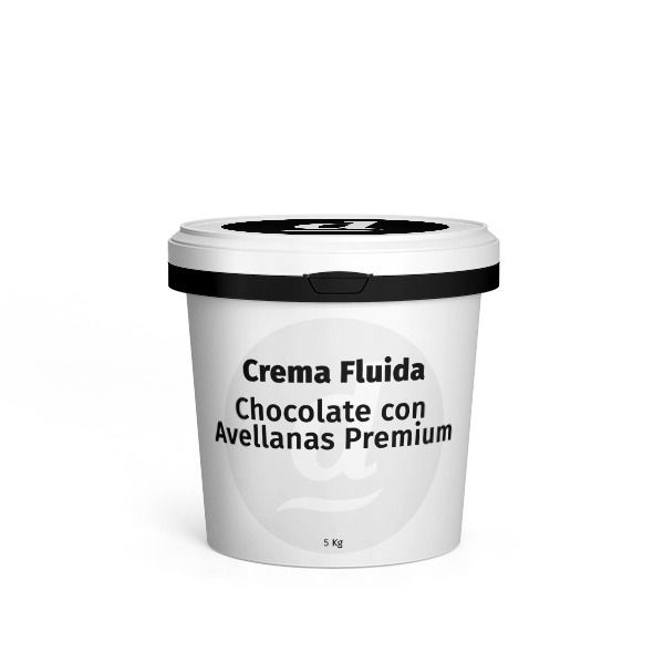 Crema Fluida Chocolate con Avellanas Premium Cubo 5 kg